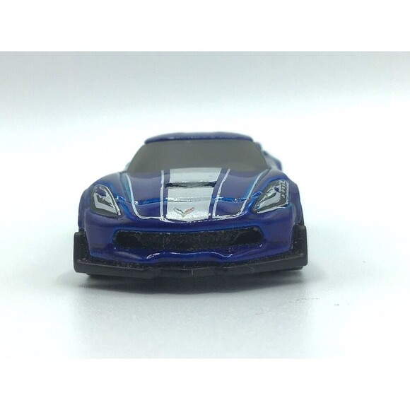Hot Wheels Corvette  C7 Z06 GM NAVY BLUE  WHITE STRIPES - Picture 3 of 6